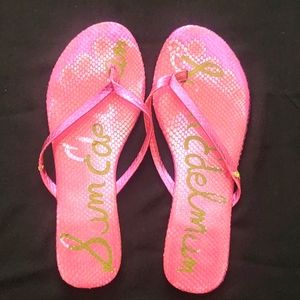 Sam Edelman hot pink Slippers, sz 9